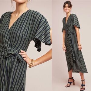 NEW Anthropologie Eva Franco Melody Midi Dress Sz 8